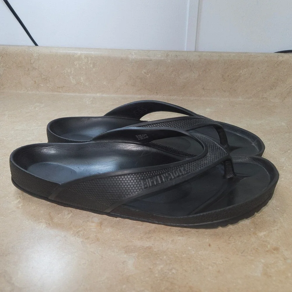 Birkenstock Honolulu Black EVA‎ Thong Sandals Water Friendly SZ 42 M-9 W-11